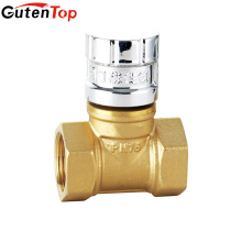 LB Guten top Stop valve Brass direct magnetic locking stop valve with zinc handle